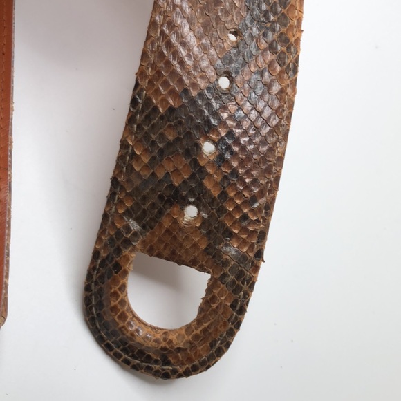 VTG Jana Python Belt Size Small Bohemian - Picture 4 of 15